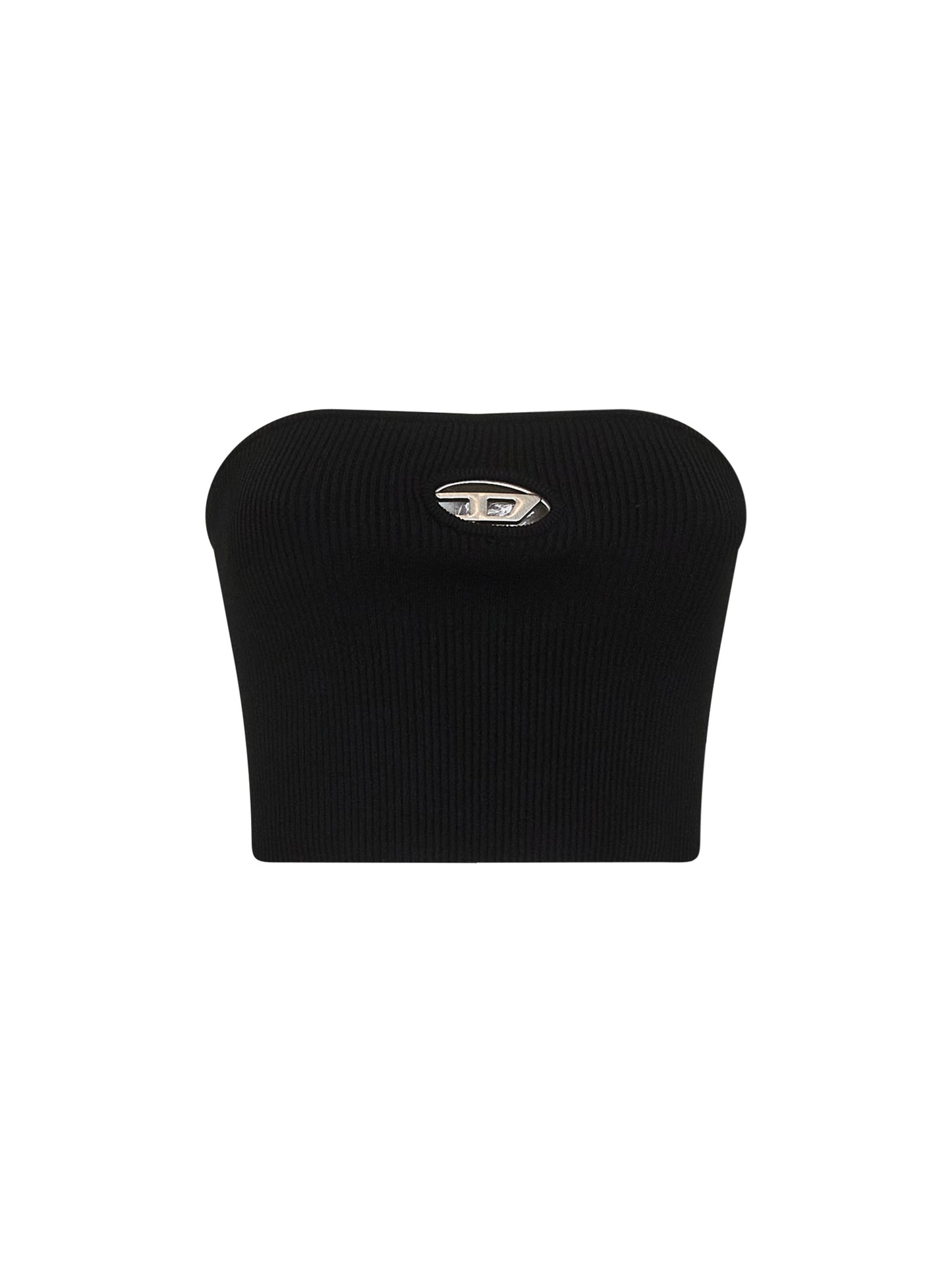 Top a fascia M-Clarksvillex in jersey stretch a costine nero