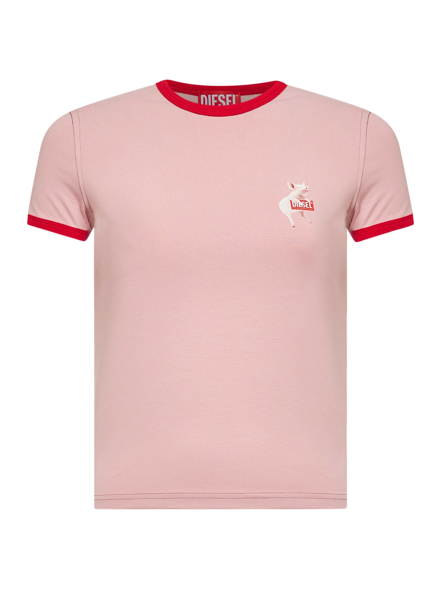 T-shirt T-Uncuties-Long-S12 in jersey rosa