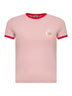 T-shirt T-Uncuties-Long-S12 in jersey rosa