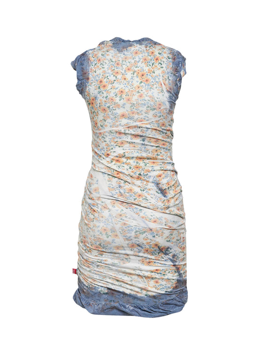 Miniabito drappeggiato D-Ayana multicolore