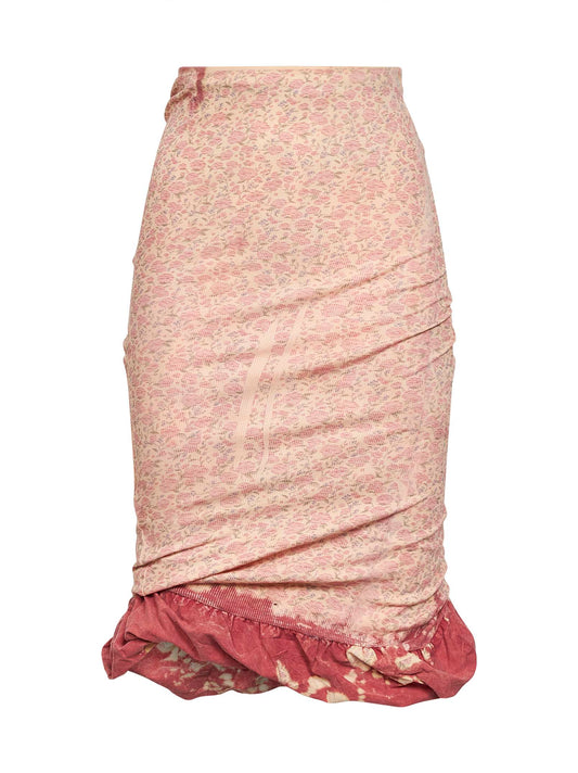 Multicolor O-Pale midi skir