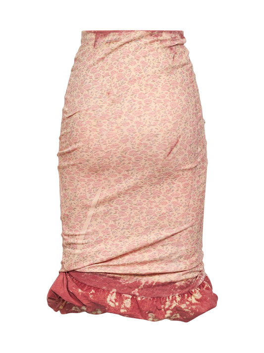 Multicolor O-Pale midi skir