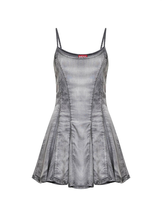 Miniabito svasato De-Spoky-Fsi grigio