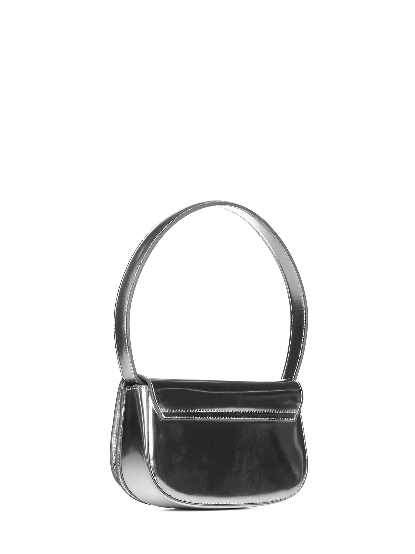 1DR-Iconica borsa a spalla in pelle specchiata