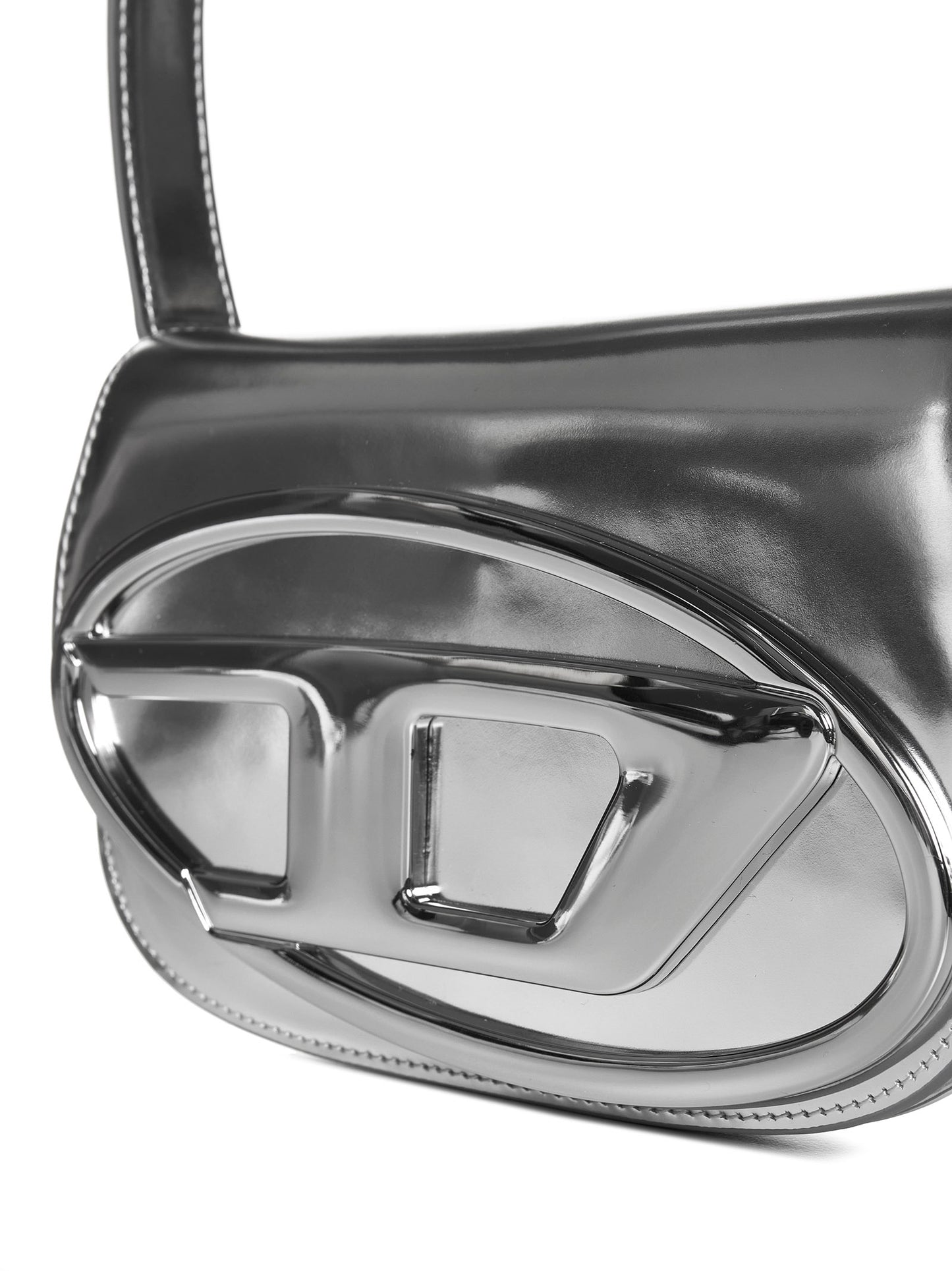 1DR-Iconica borsa a spalla in pelle specchiata