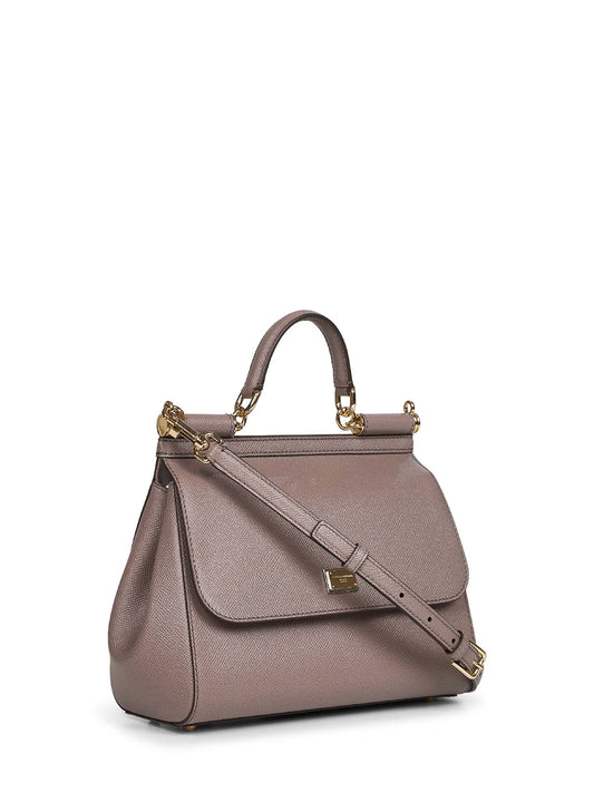Taupe large Sicily handbag