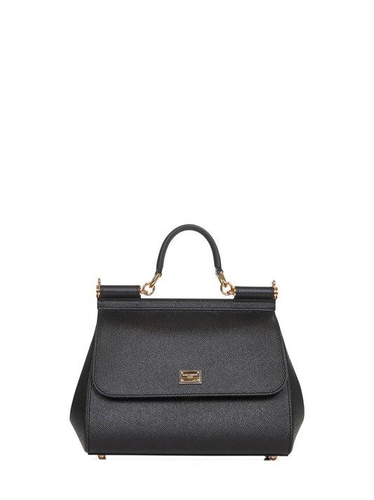 Black large Sicily handbag