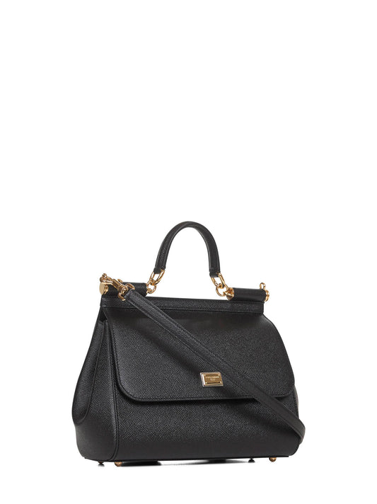 Black large Sicily handbag