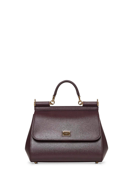 Borsa a mano Sicily grande bordeaux