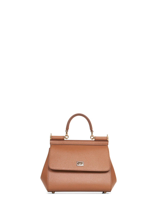 Medium Sicily handbag in camel