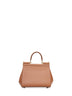 Medium Sicily handbag in camel