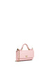 Pink mini bag with shoulder strap