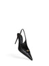 Slingback Lollo in nappa seta nera