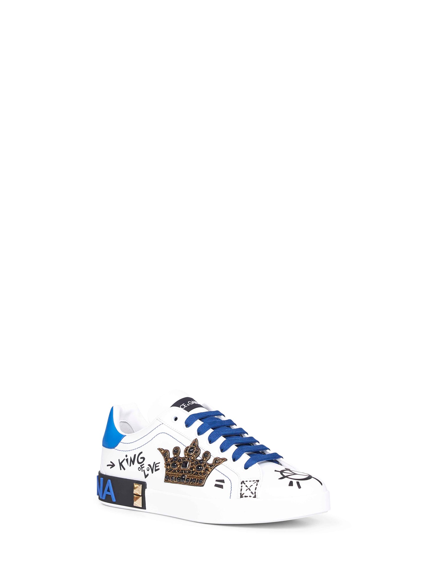 White leather Portofino sneakers