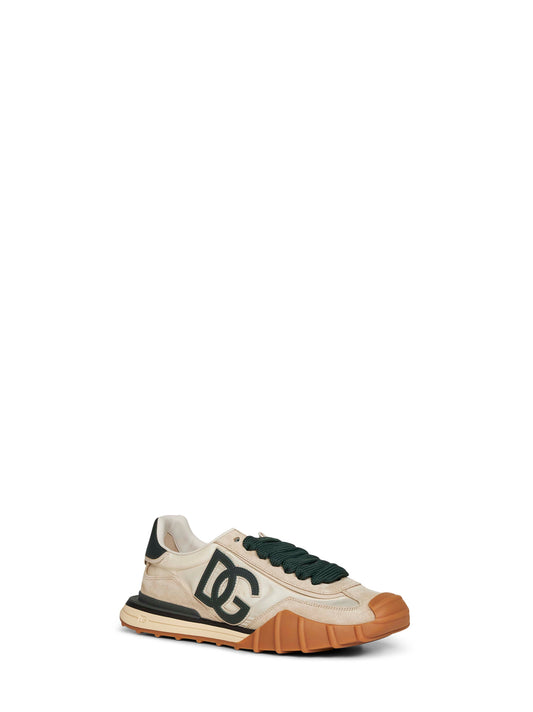 Mesh and suede DG Athletic sneakers