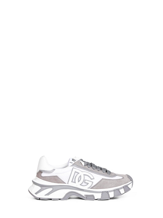 White and grey DG Country Road sneakers