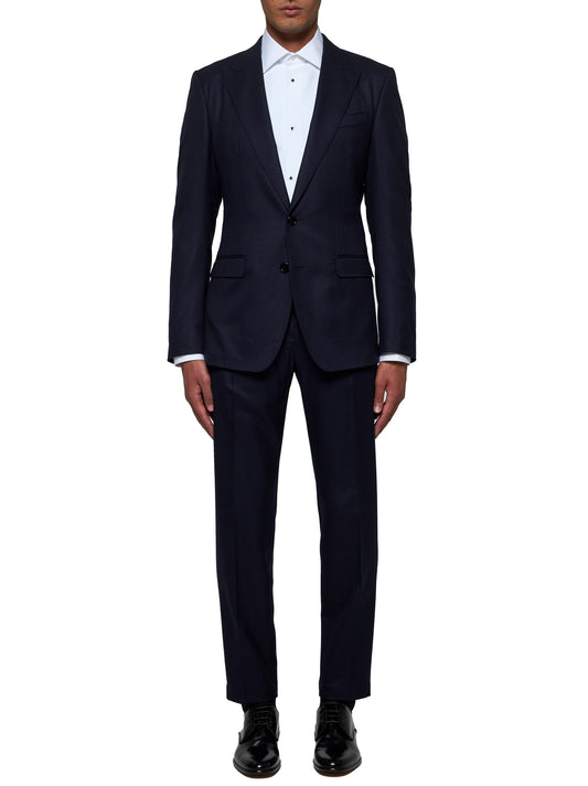 Wool single-breasted blazer