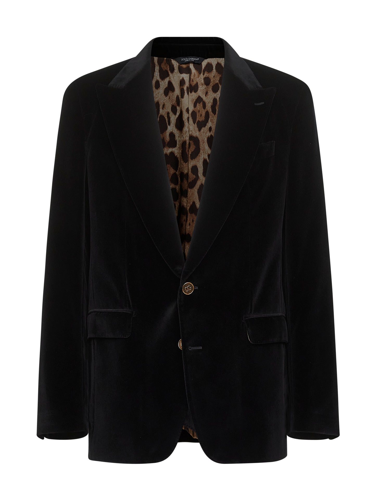 Black velvet Sicilia Light single-breasted blazer