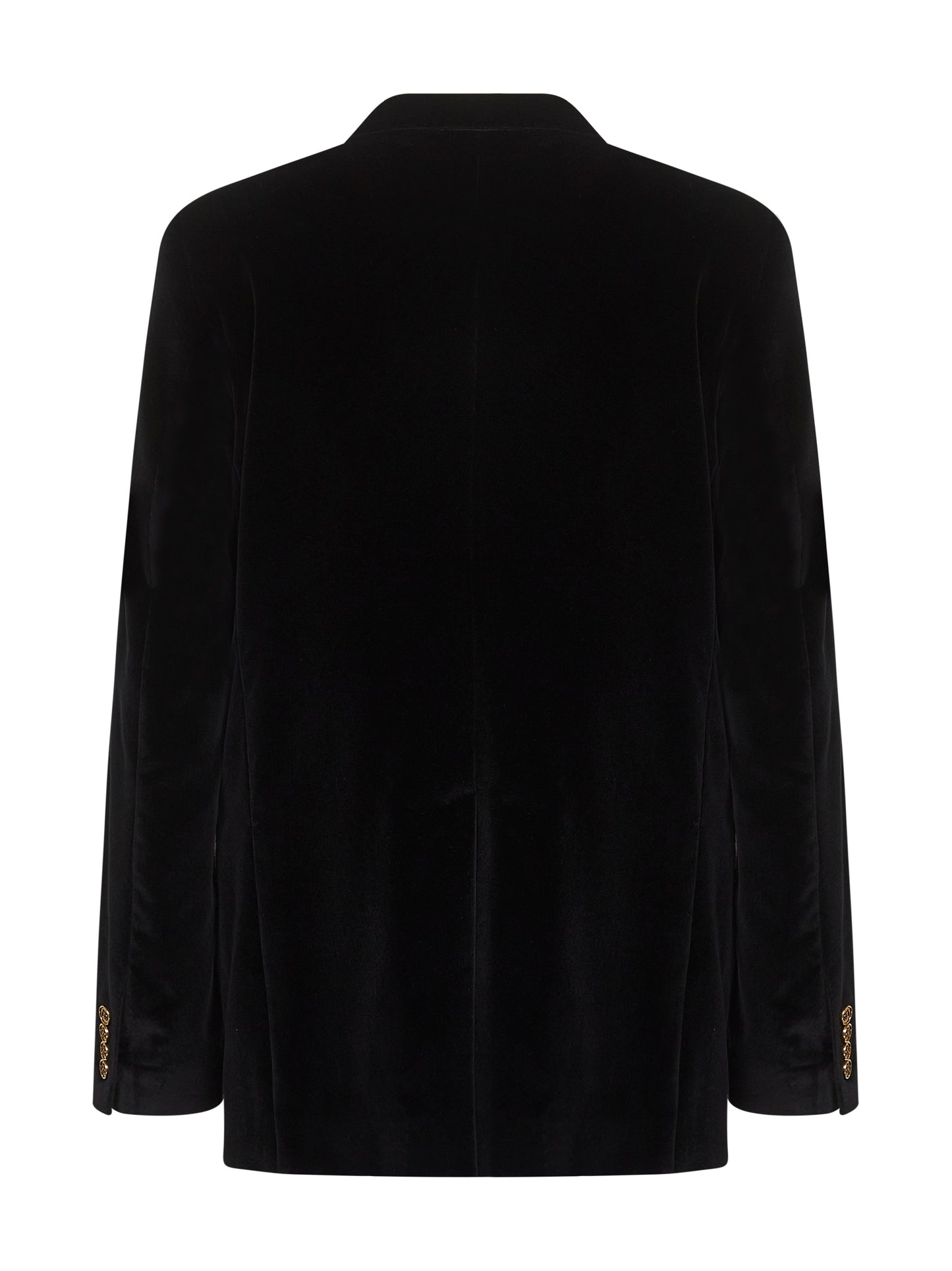 Black velvet Sicilia Light single-breasted blazer