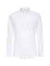 Camicia Gold in popeline di cotone stretch bianco
