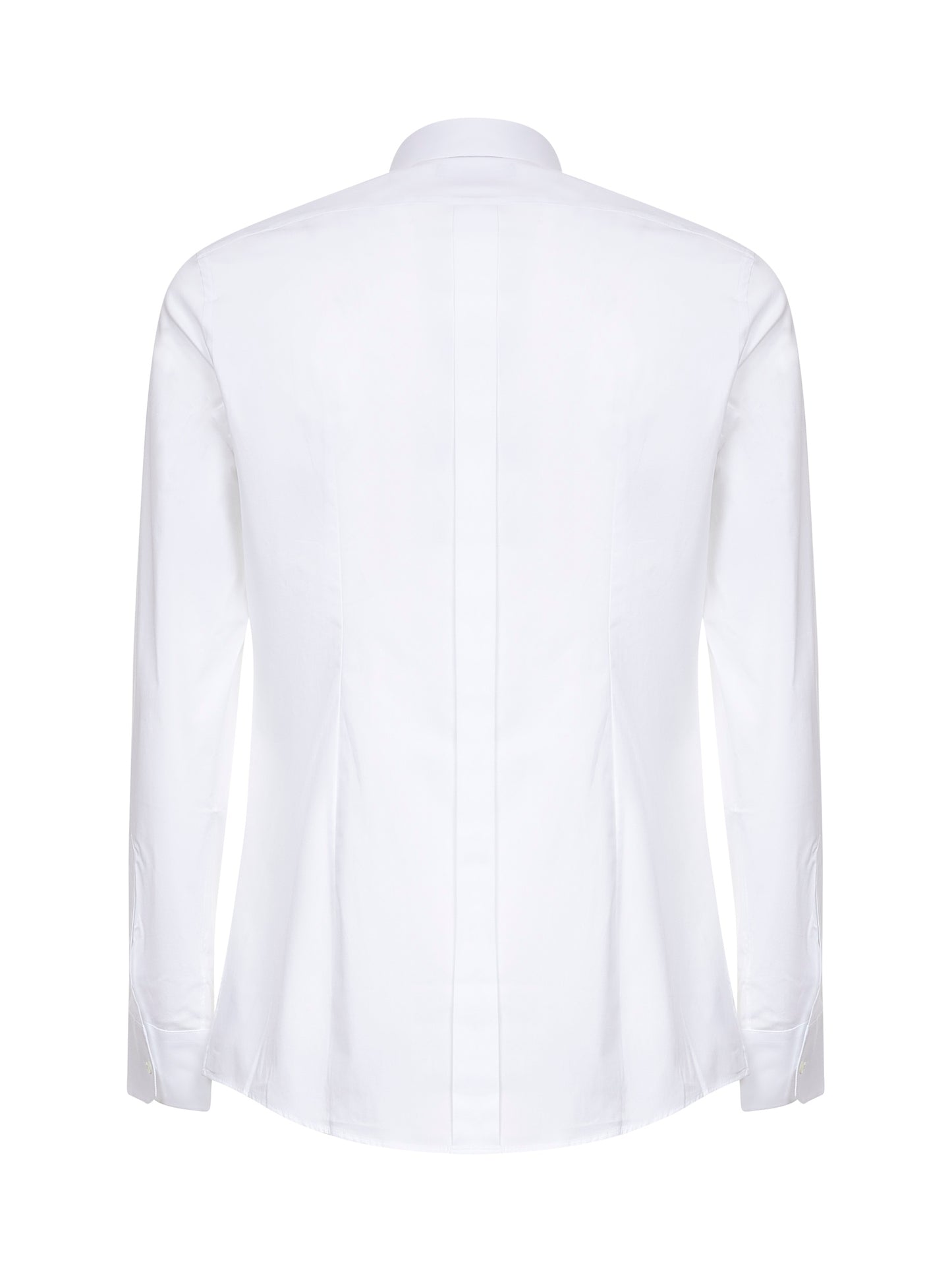 Camicia Gold in popeline di cotone stretch bianco