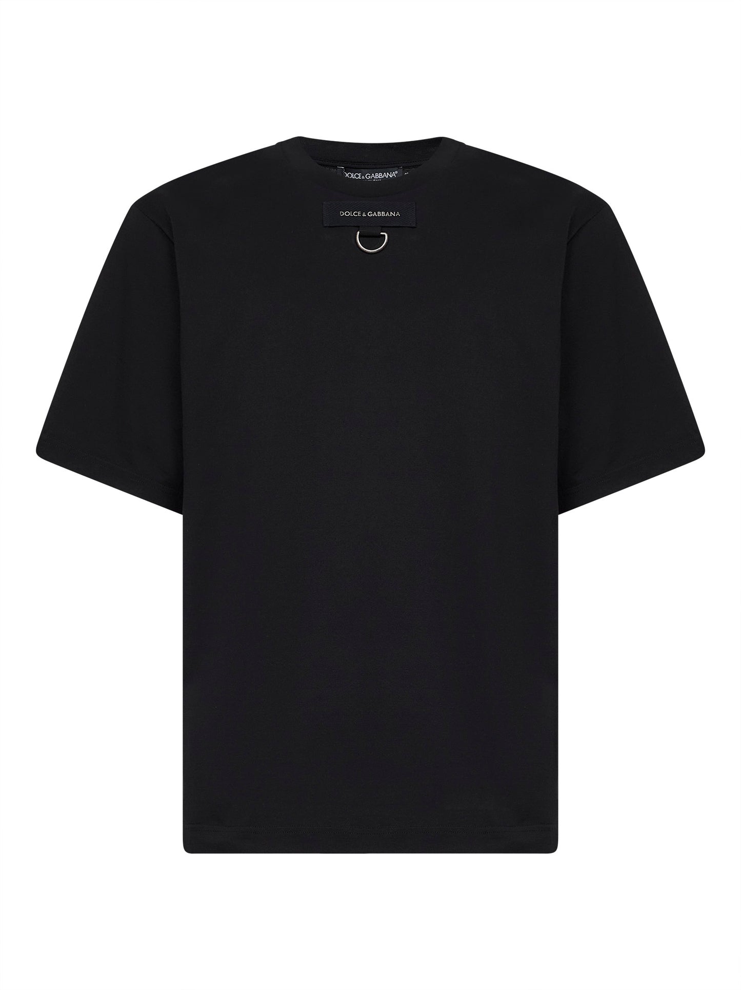 Black jersey logo T-shirt