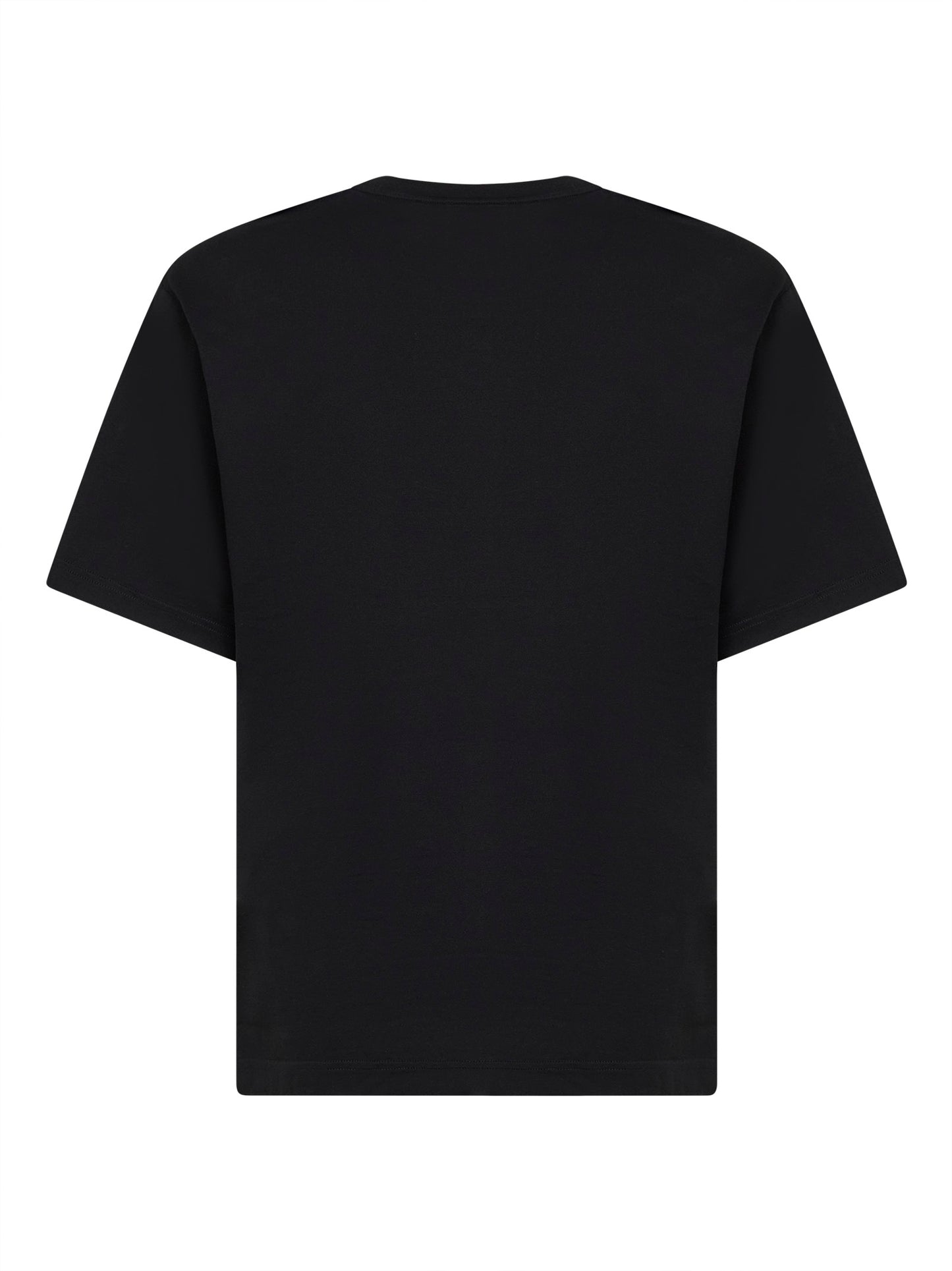 Black jersey logo T-shirt