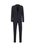 Blue stretch wool Martini two-piece suit