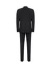 Black stretch wool Martini two-piece suit