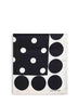 Polka dot-print silk square scarf