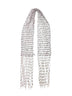 Collana a foulard in perline argento
