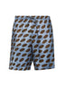 Steel cupro Soft Ellipses-printed shorts