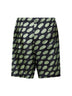 Black cupro Soft Ellipses-printed shorts