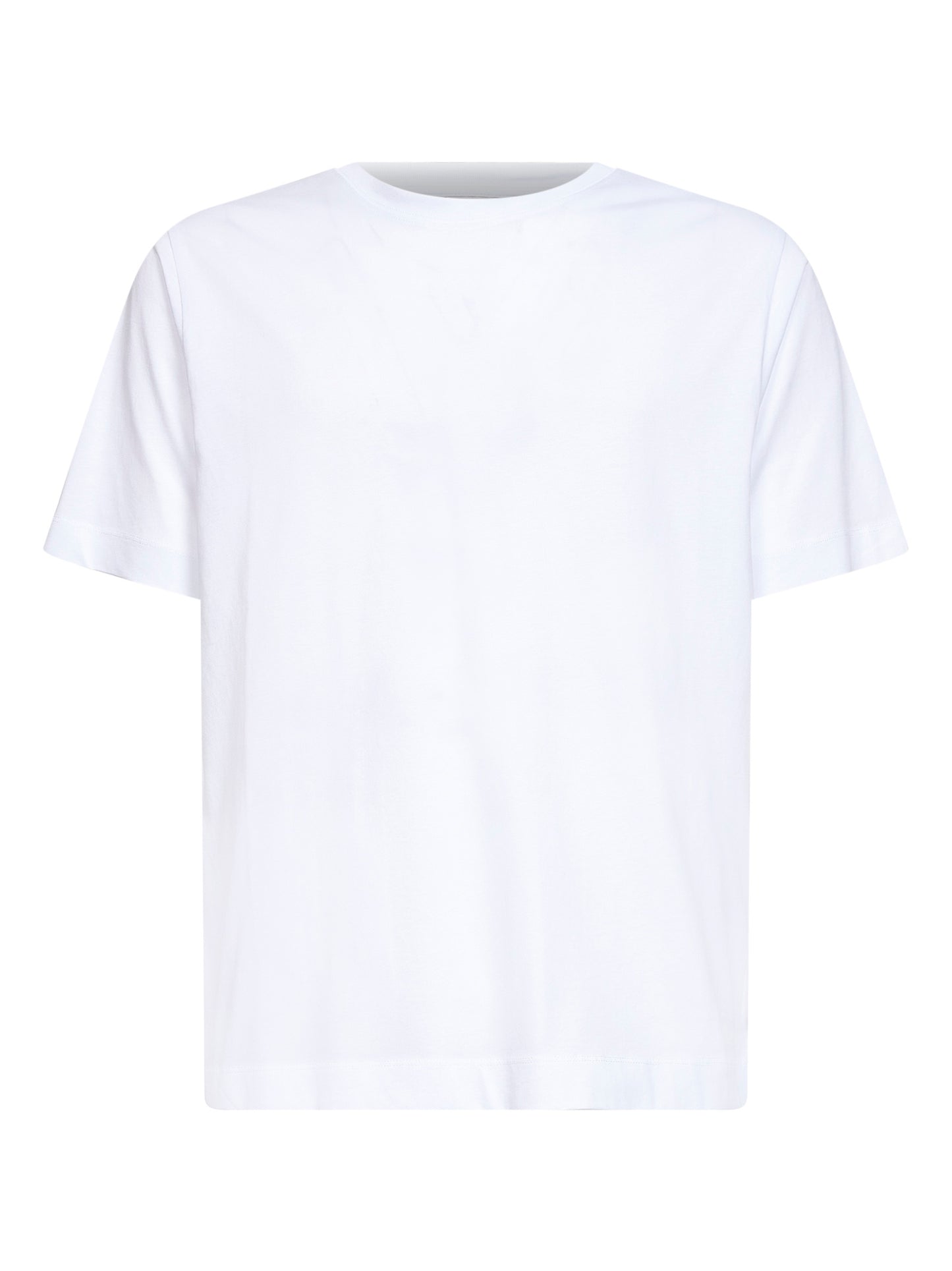 T-shirt girocollo regular-fit in jersey bianco