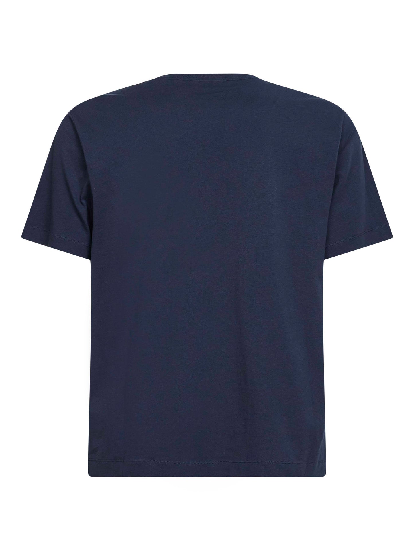 T-shirt girocollo regular-fit in jersey blu navy