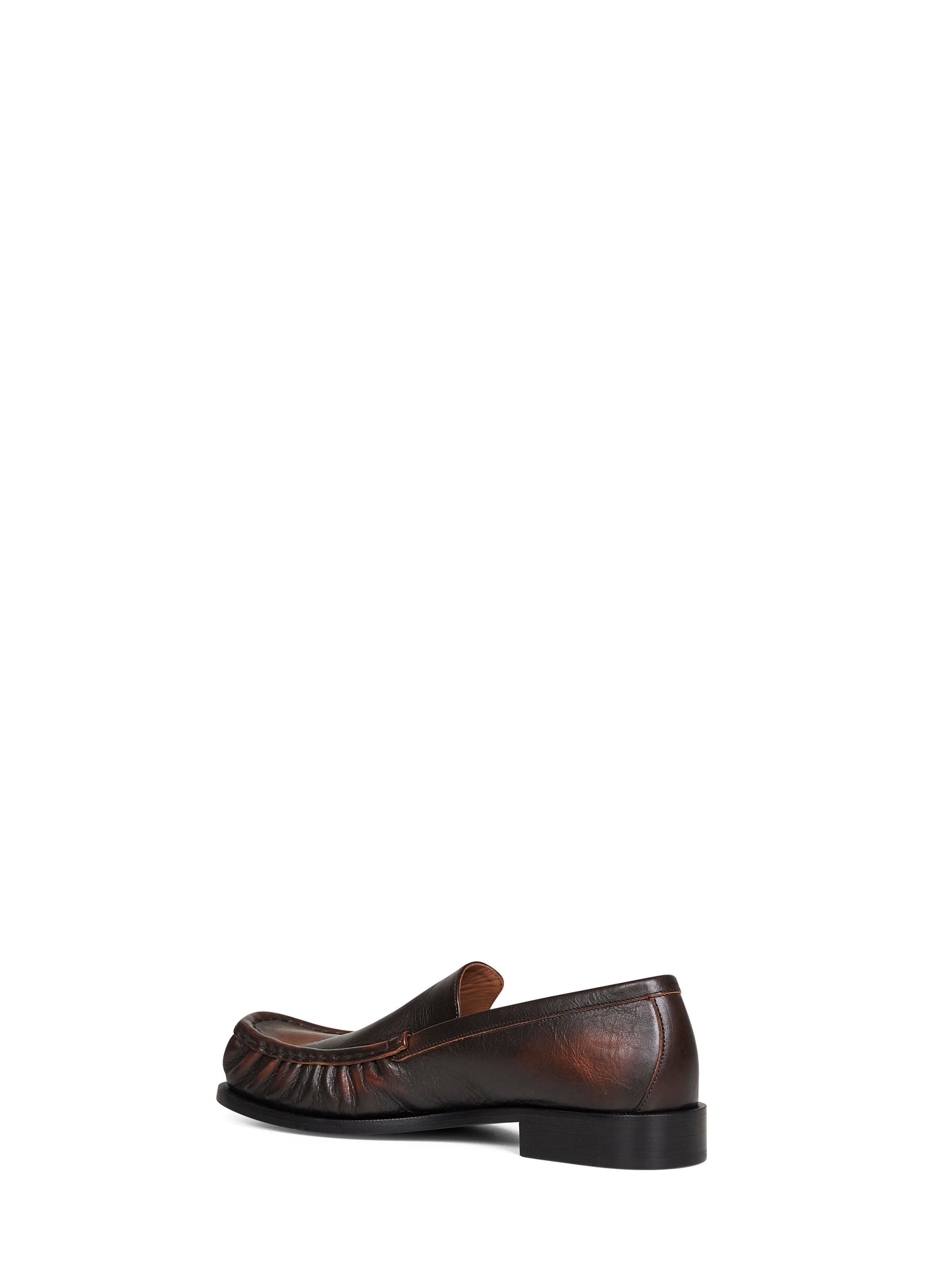 Mocassini in pelle di vitello marrone