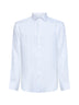 White linen shirt with Pegaso embroidery