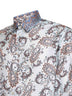 Silk twil Paisley ramage-print shirt