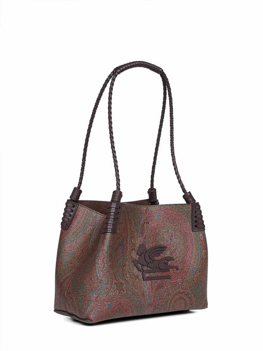Brown Libra small shopping bag