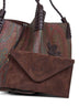 Brown Libra small shopping bag