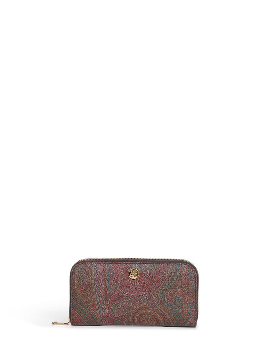 Brown Arnica zip-around wallet