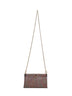 Clutch Talk mini marrone<BR/>