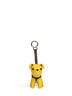 Yellow leather Ito dog-shaped charm