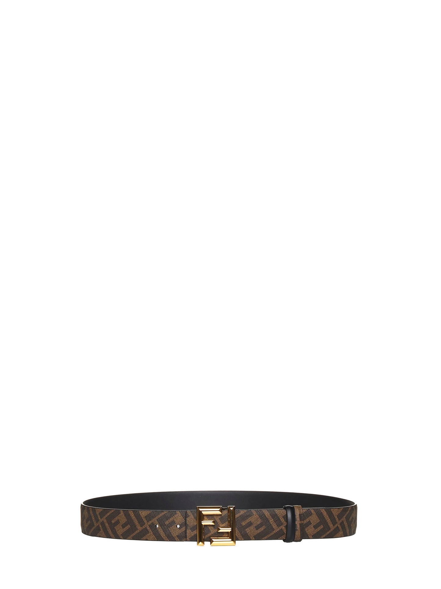 Cintura reversibile in pelle nera