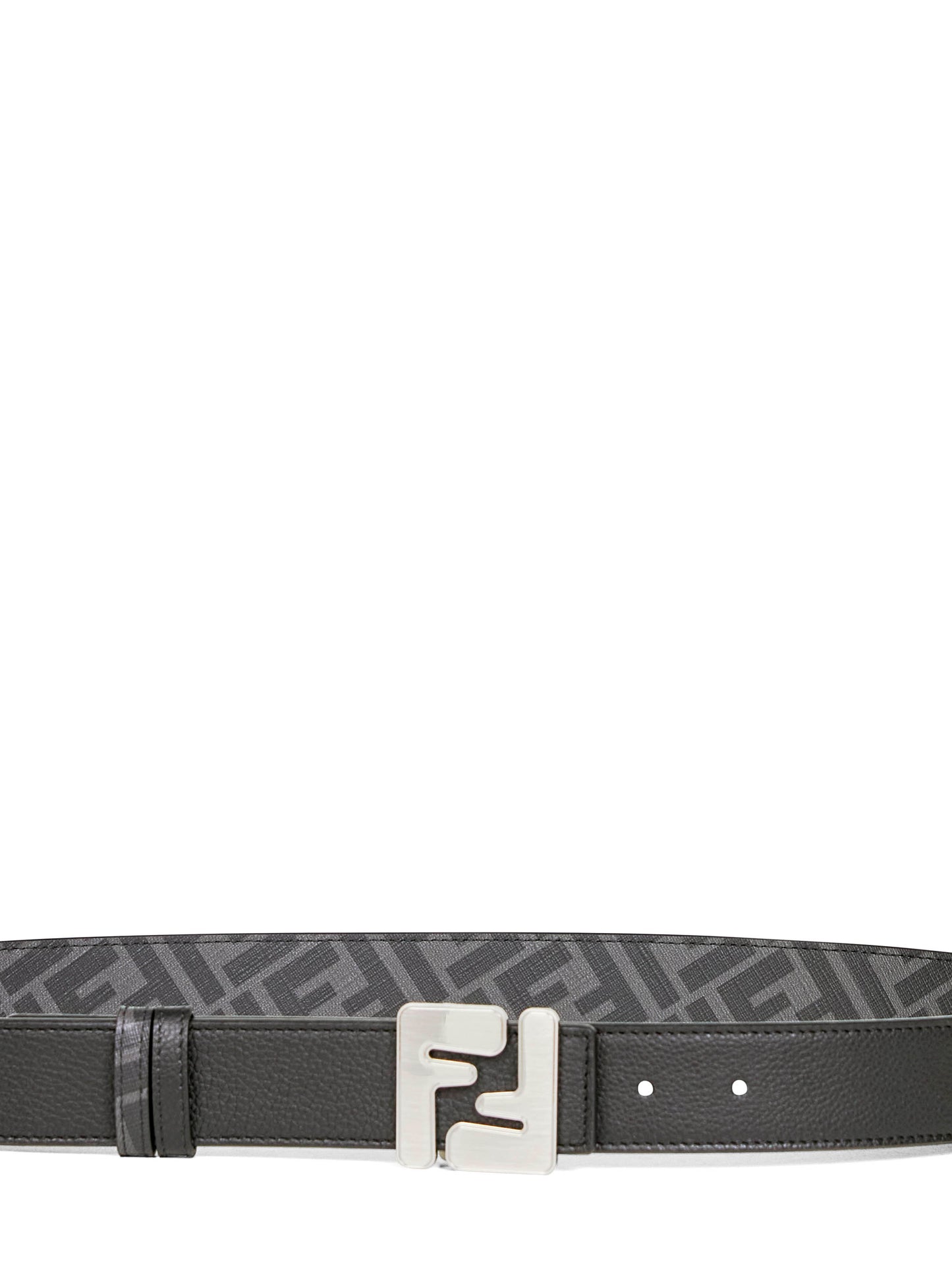 Cintura reversibile Squared FF nera