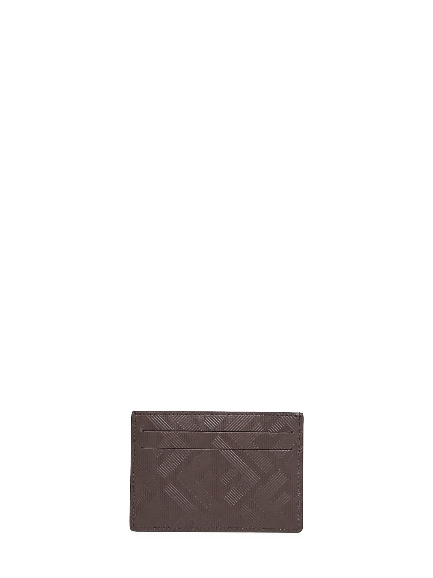 Portacarte Slim Fendi Shadow marrone