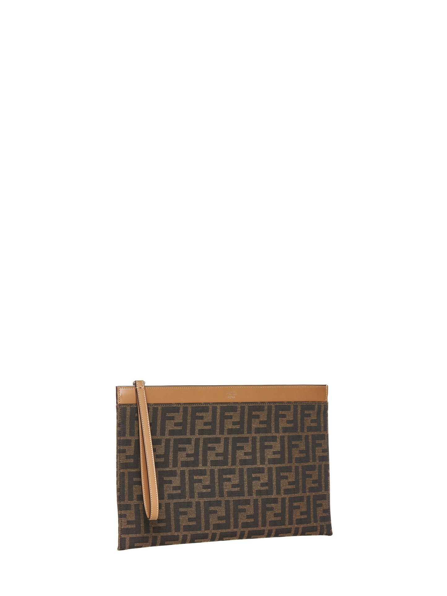 Medium Flat FF Jacquard Pouch