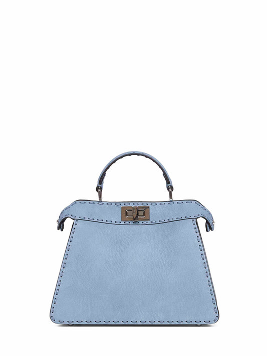 Mercury blue Peekaboo ISeeU Small handbag<BR/>