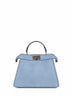 Mercury blue Peekaboo ISeeU Small handbag<BR/>