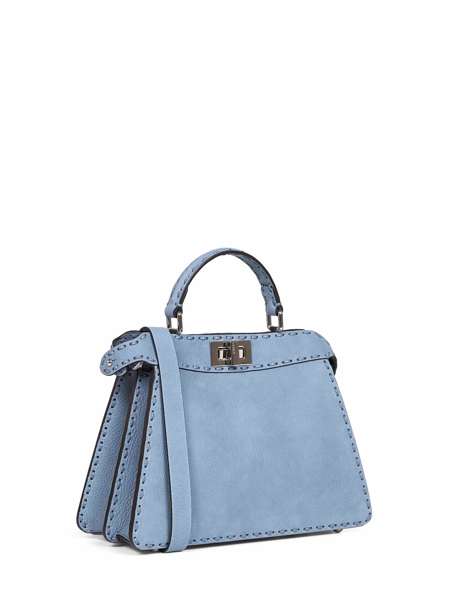 Mercury blue Peekaboo ISeeU Small handbag<BR/>